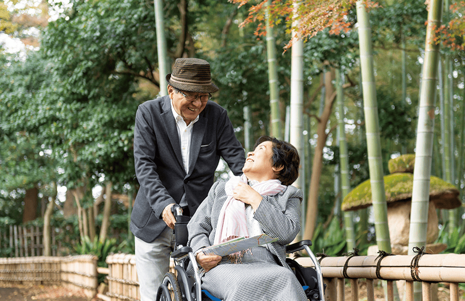 障害を持つお客様とそのパートナーの画像